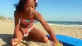 Bikini aside on the beach