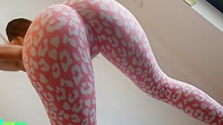 Super Horny Step Sis Makes Me Cum In Her Panty And Pink Yoga Pants After