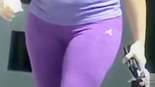 Sporty women in yoga pants have the best asses
