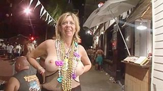 Horny pornstar in fabulous blonde, outdoor adult clip