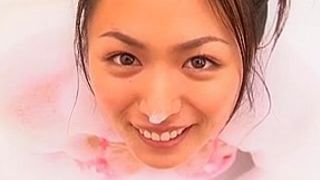 KAWAMURA Yukie in the bath