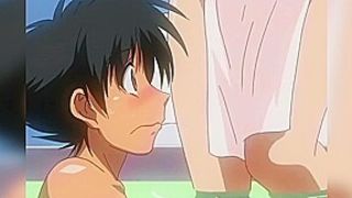 Hentai girl tells shy boy that the only way to prove his love is to