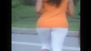 White Spandex Wedgie(Latina Ass Culo Booty)