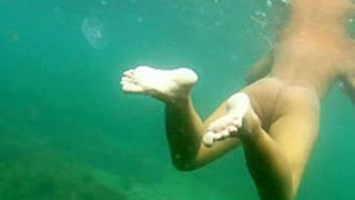 naked woman underwater 1