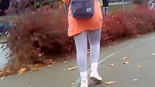 Girls sexy and public