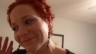 Dirty Redhead Wife Gets a Painful Ass Fucking