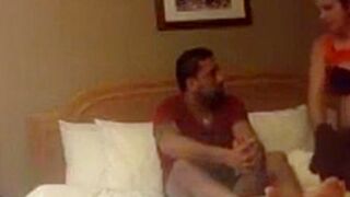 Desi Indian Punjabi couples caught having sex in a hotel room