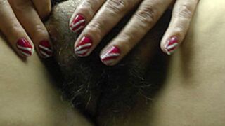 Hairy Mature Latina Bbw Getting Very Frisky - MatureNL