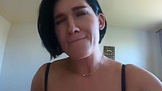 Lustful Short-haired Milf Jaw-dropping Xxx Clip