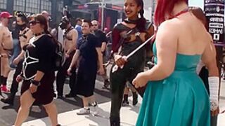 Folsom Street Fair Sissy Handjob - Femdom Video