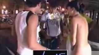 Public nudity game show with Japanese girls