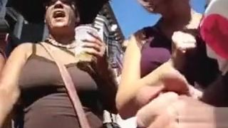 Masturbation at a gay pride parade