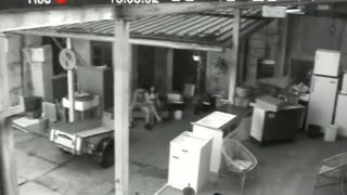 Coworkers taking break caught fucking on security cam video