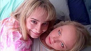 Two young blonde has not denied the other in shooting homemade Threeso...