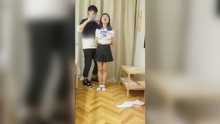 Chinese Cute Girl Bondage and Tickle