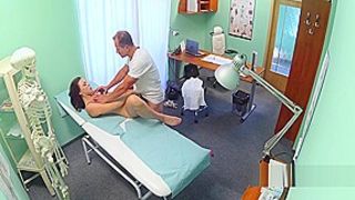 Teen fucked by doctor in his office